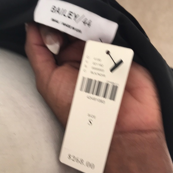 Bailey 44 Black Metallic Velvet Dress - Picture 8 of 8